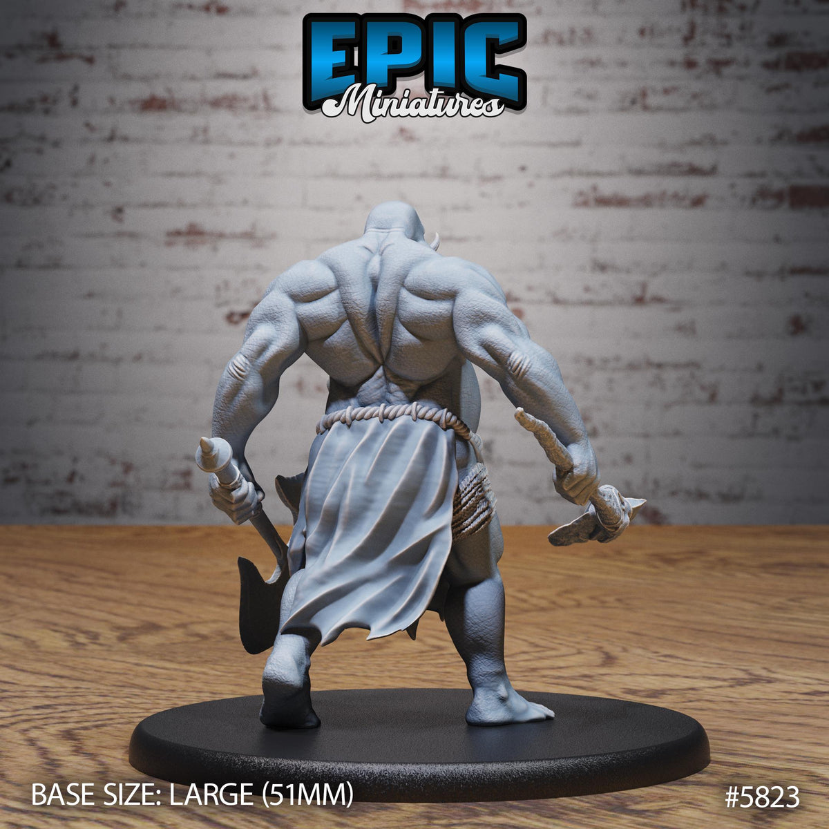 Mind Colossus Option #5823 back DND miniature Mind Attack 16k resin