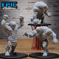 Brain Golem Set of 3 DND miniatures group photo Mind Attack