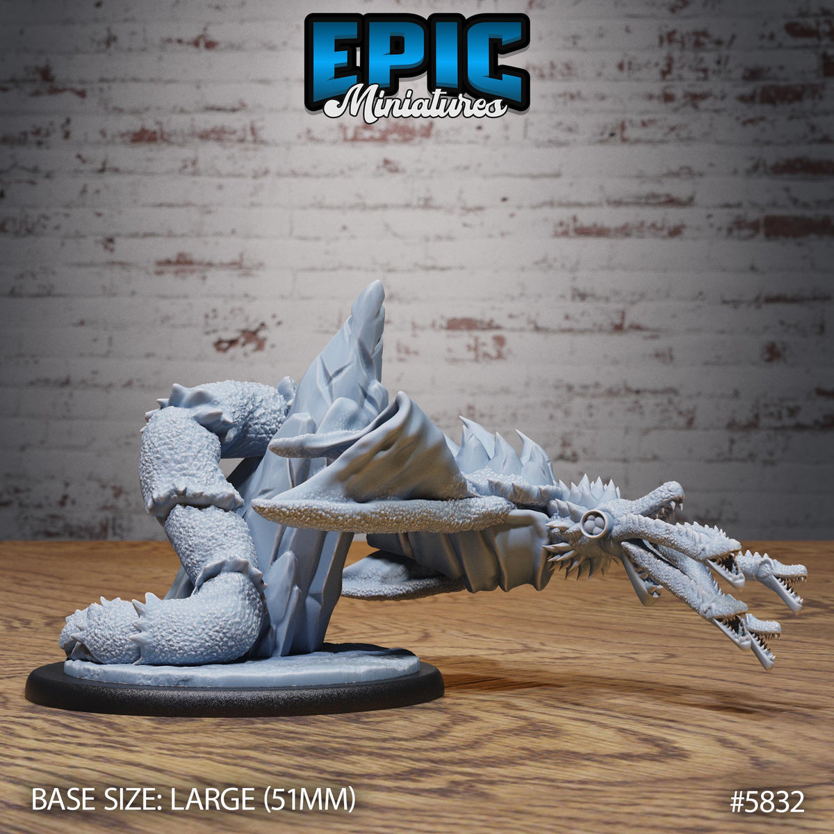 Ancient Flayer Option #5832 front DND miniature Mind Attack 16k resin