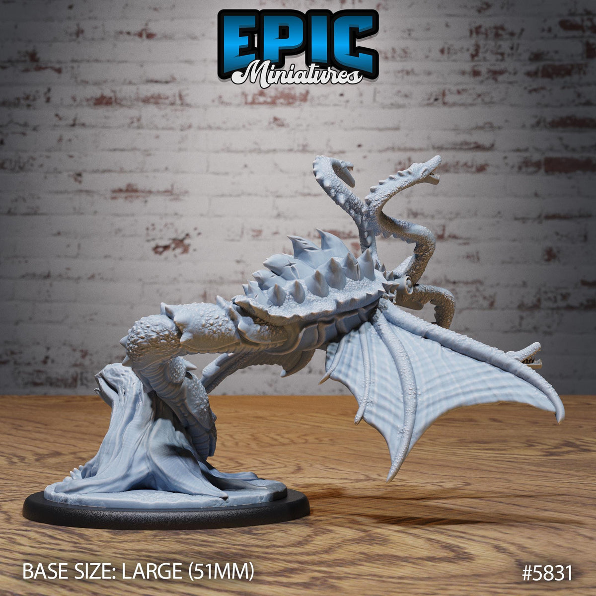 Ancient Flayer Option #5831 back DND miniature Mind Attack 16k resin