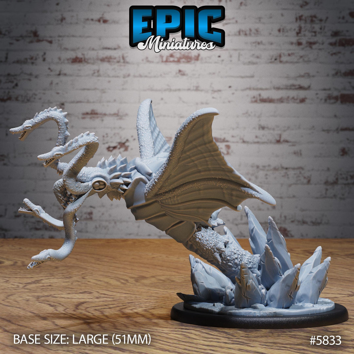 Ancient Flayer Option #5833 front DND miniature Mind Attack 16k resin