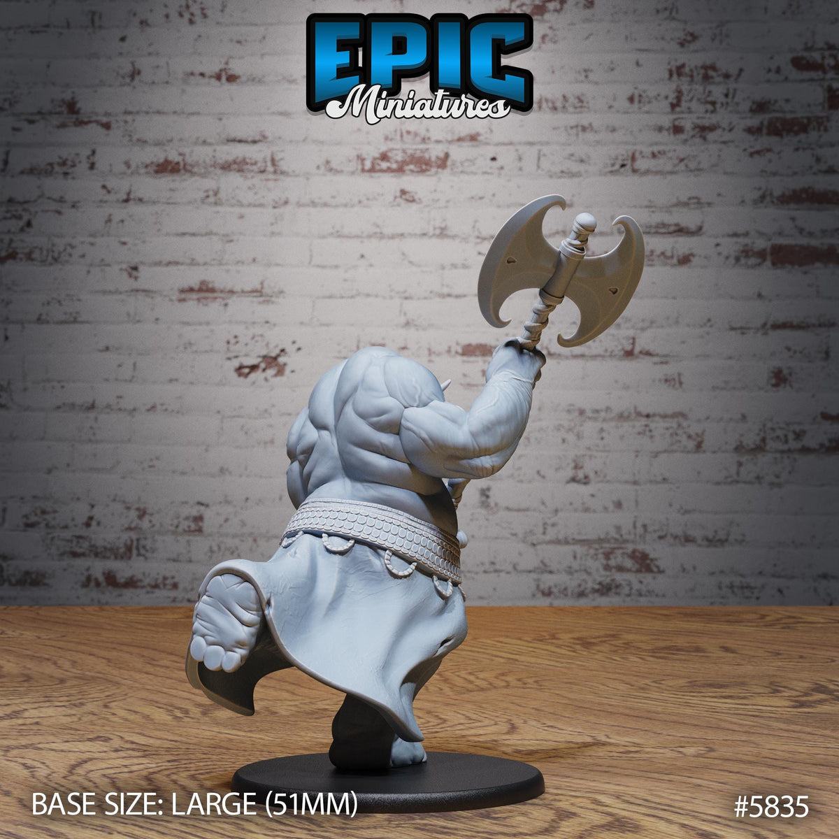 Elder Tusk Option #5835 back DND miniature Mind Attack 16k resin