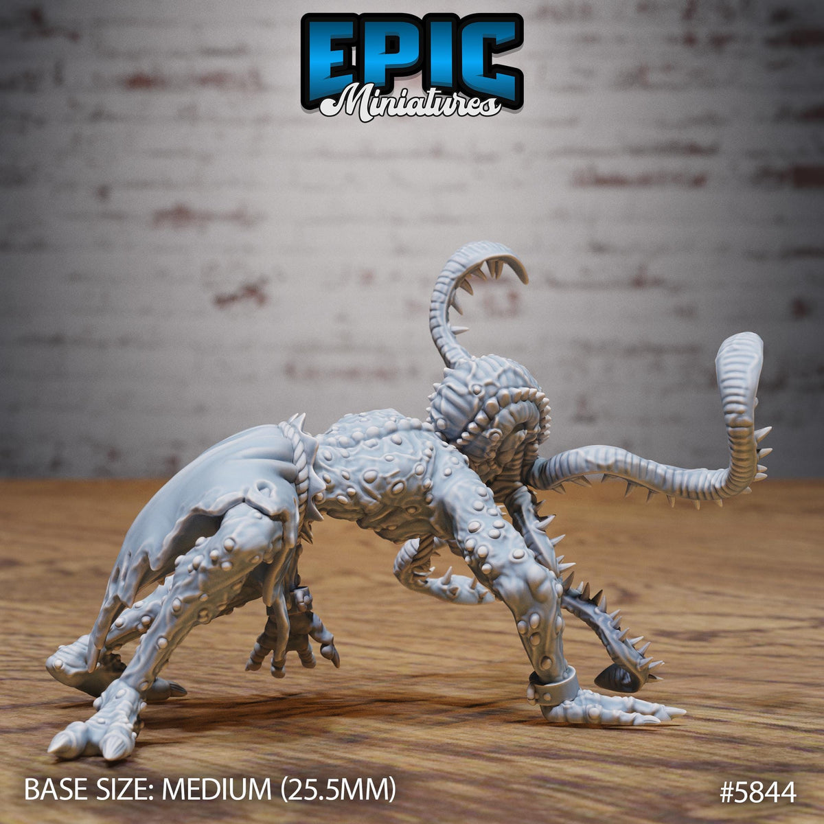 Vampiric Mind Option #5844 back DND miniature Mind Attack 16k resin