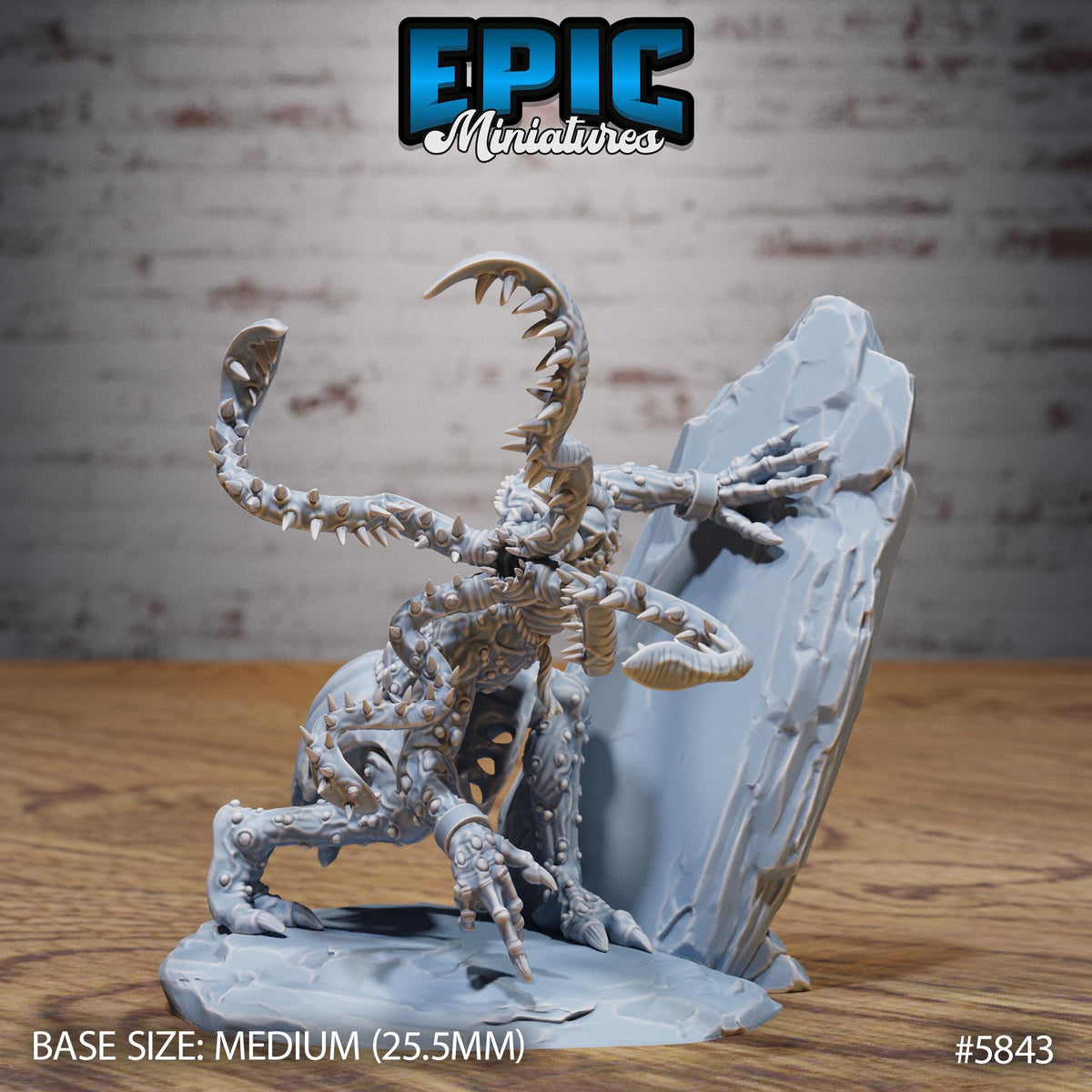 Vampiric Mind Option #5843 front DND miniature Mind Attack 16k resin