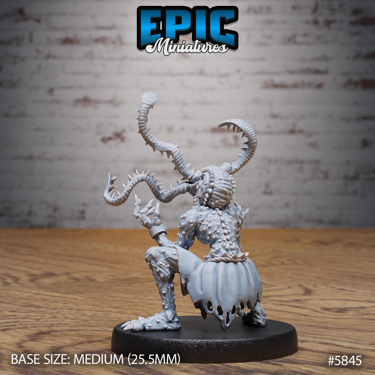 Vampiric Mind Option #5845 back DND miniature Mind Attack 16k resin