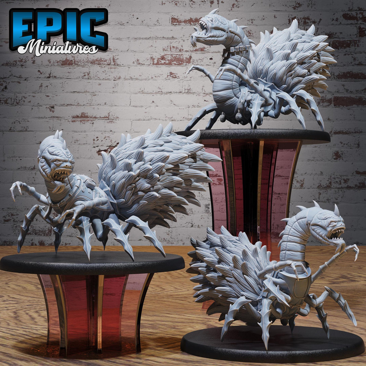 Neogi Traveler Set of 3 DND miniatures group photo Mind Attack