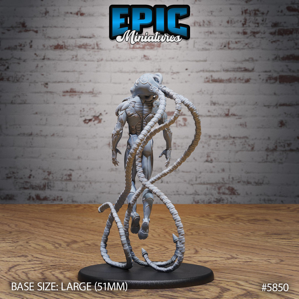 Psi Lord Option #5850 back DND miniature Mind Attack 16k resin