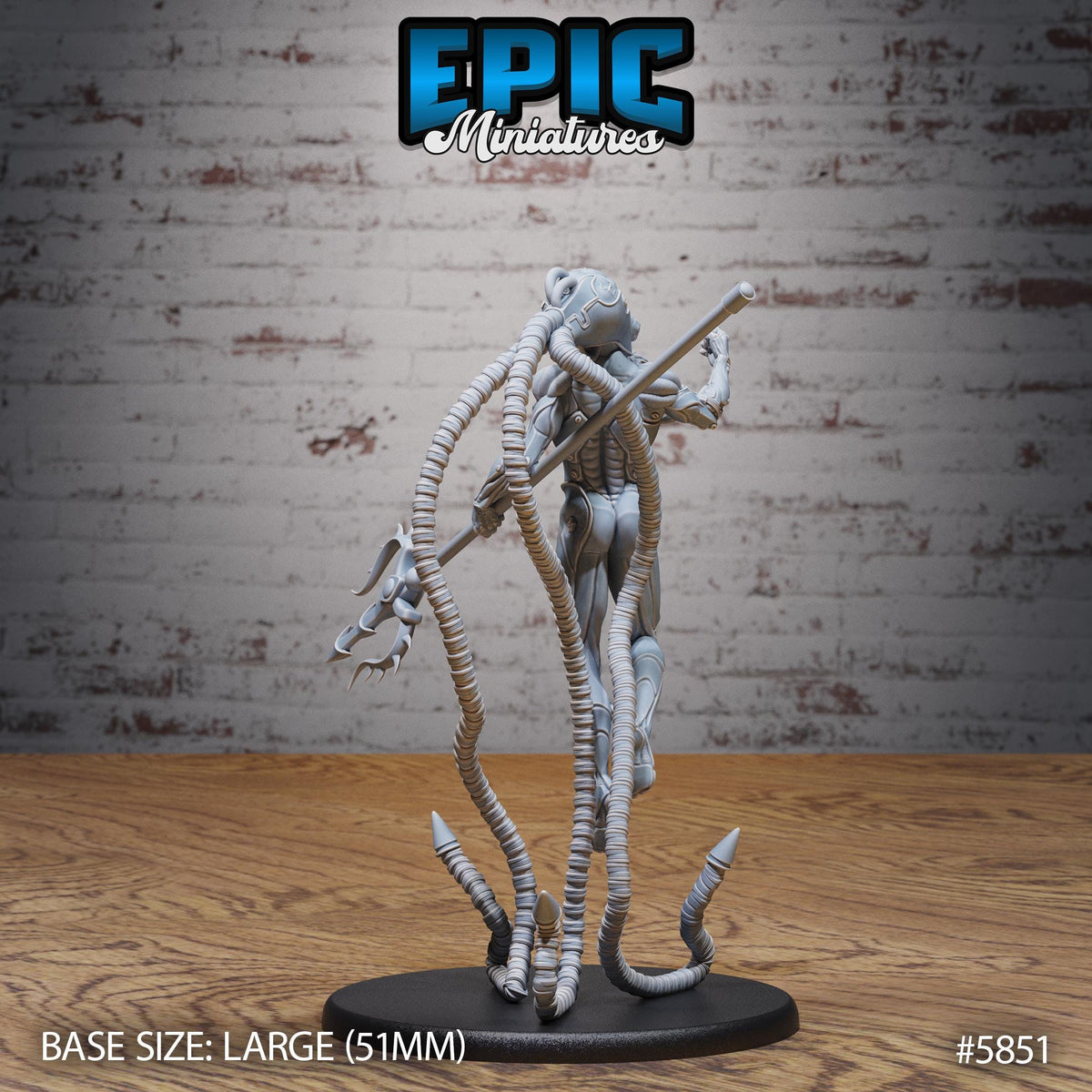 Psi Lord Option #5851 back DND miniature Mind Attack 16k resin