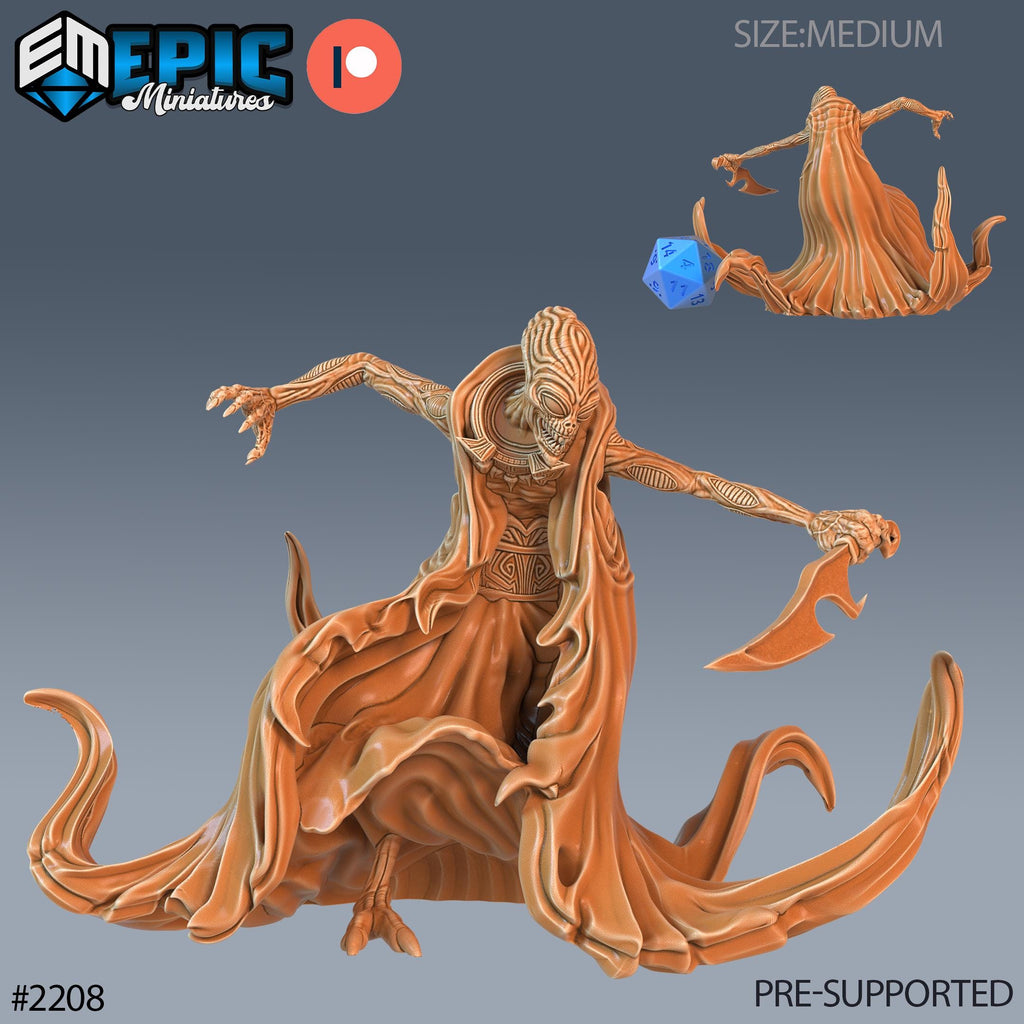 Ultro Demon Option #2208 front DND miniature Secret Minds 16k resin