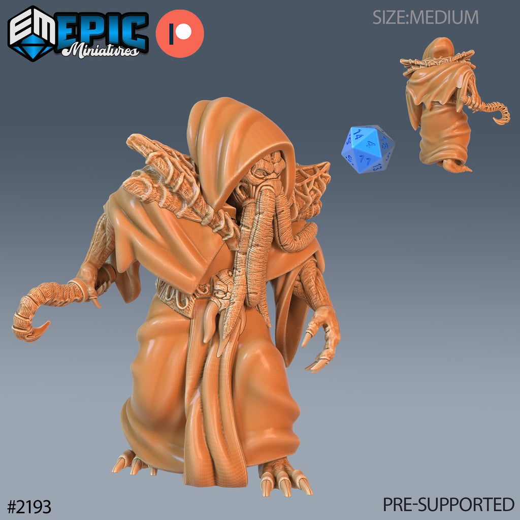 Mind Eater Crew Option #2193 front DND miniature Secret Minds 16k resin