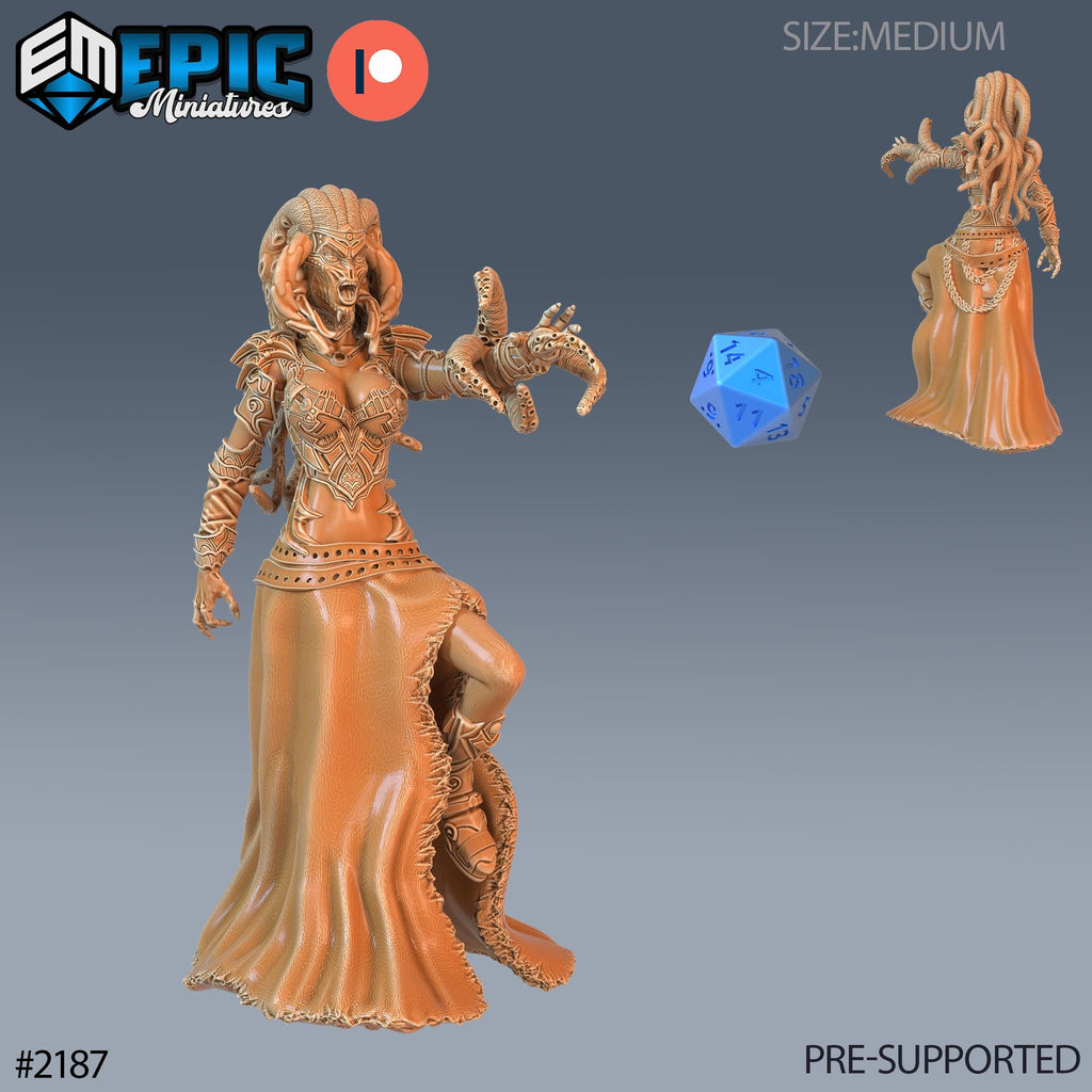 Mind Domina Option #2187 front DND miniature Secret Minds 16k resin