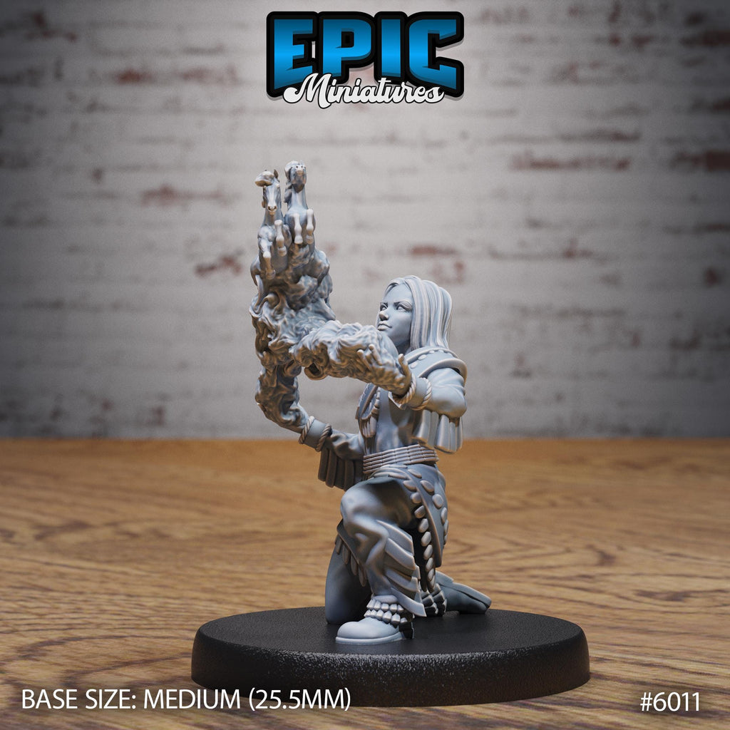 Native Tribe Option #6010 back DND miniature Native Magic 16k resin