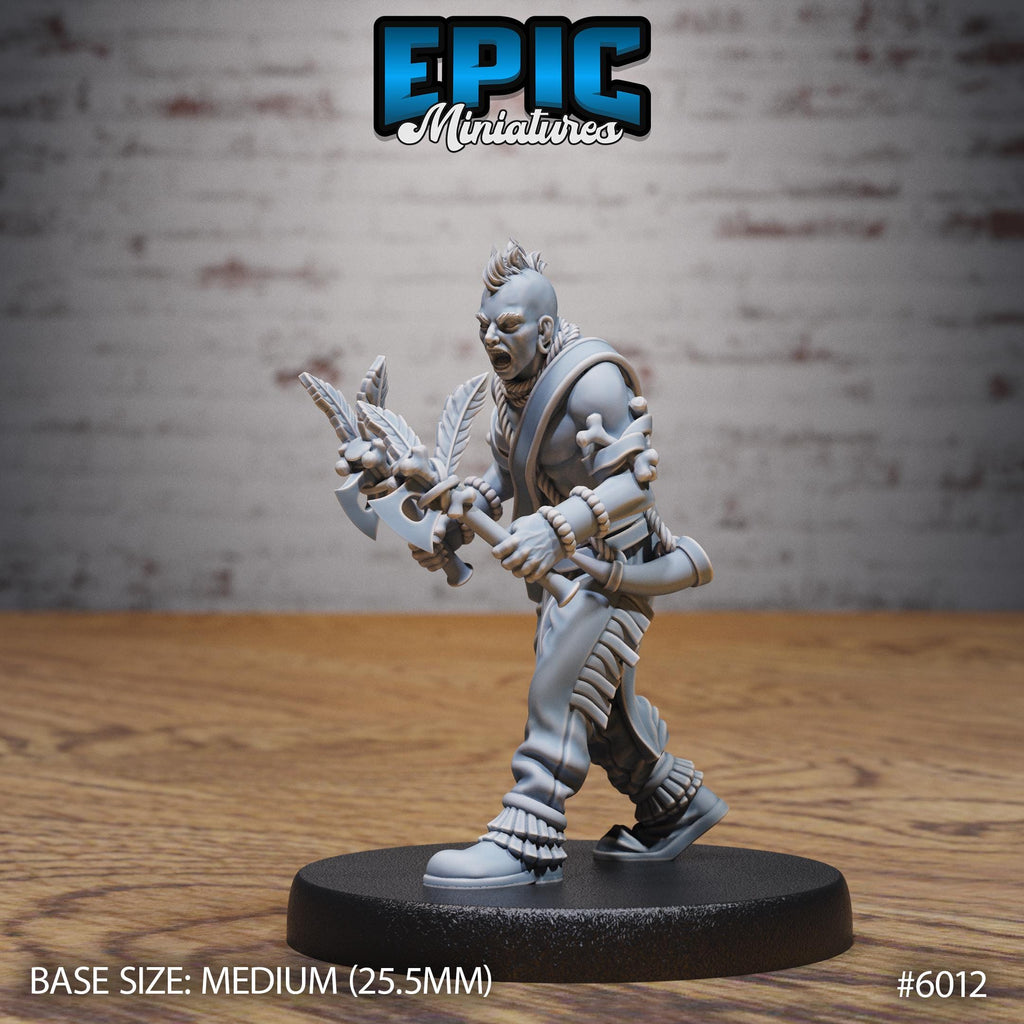 Native Tribe Option #6011 back DND miniature Native Magic 16k resin