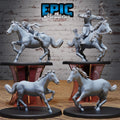 Native Tribe Set of 4 DND miniatures group photo Native Magic