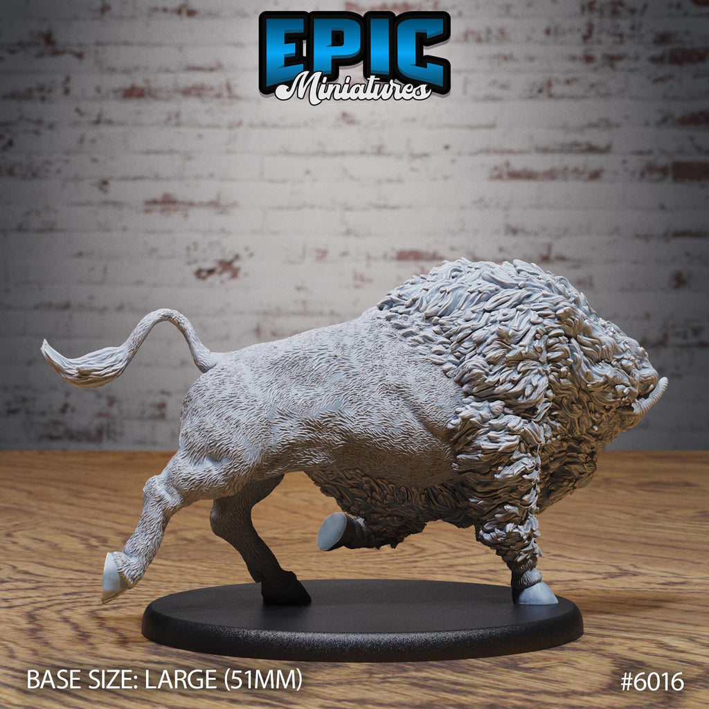 Bison Option #6016 back DND miniature Native Magic 16k resin
