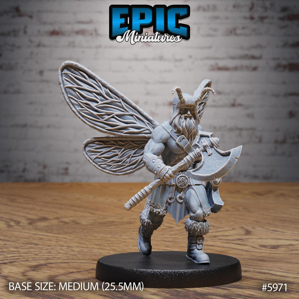 Barbarian Fairy Option #5971 front DND miniature Snow Orcs 16k resin