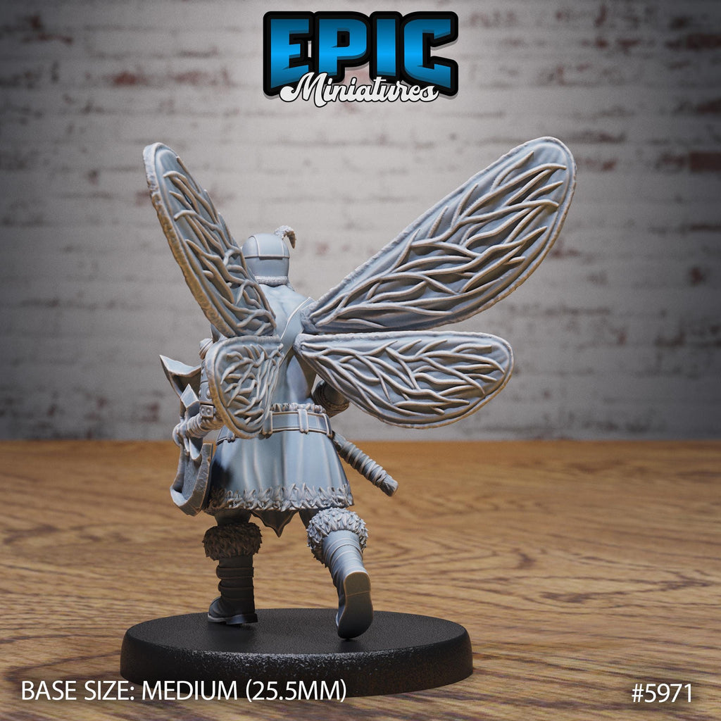 Barbarian Fairy Option #5971 back DND miniature Snow Orcs 16k resin