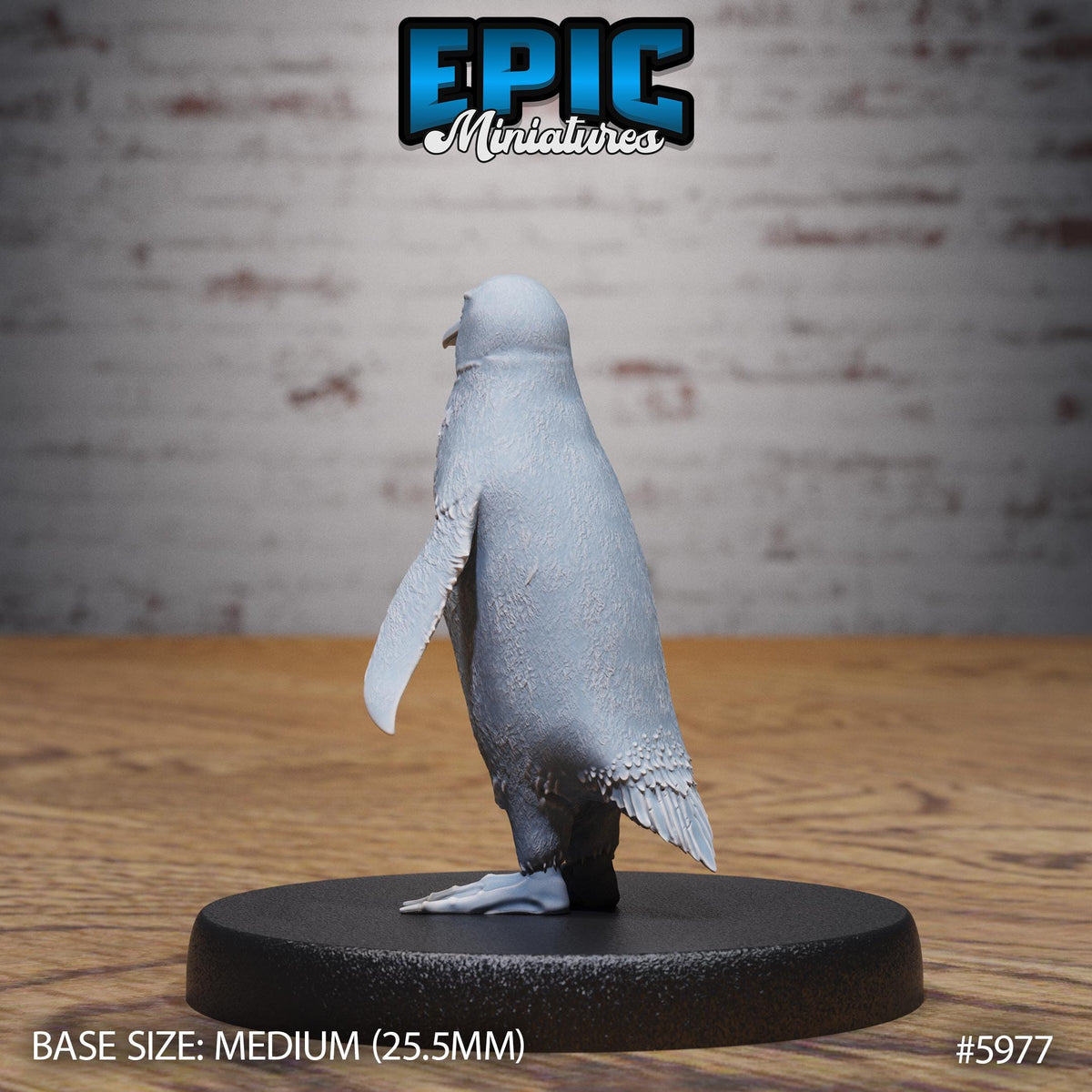 Penguin Option #5977 back DND miniature Snow Orcs 16k resin