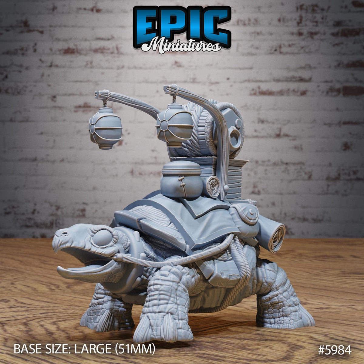 Walrus Folk Warrior Option #5984 (2) front DND miniature Snow Orcs 16k resin