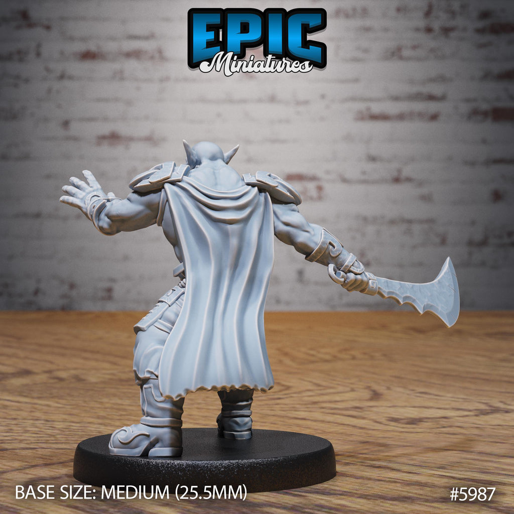 Orc Chief Option #5987 back DND miniature Snow Orcs 16k resin