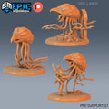 Grell Mother Set of 3 DND miniatures group photo Secret Minds