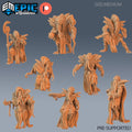 Mind Eater Crew Set of 8 DND miniatures group photo Secret Minds