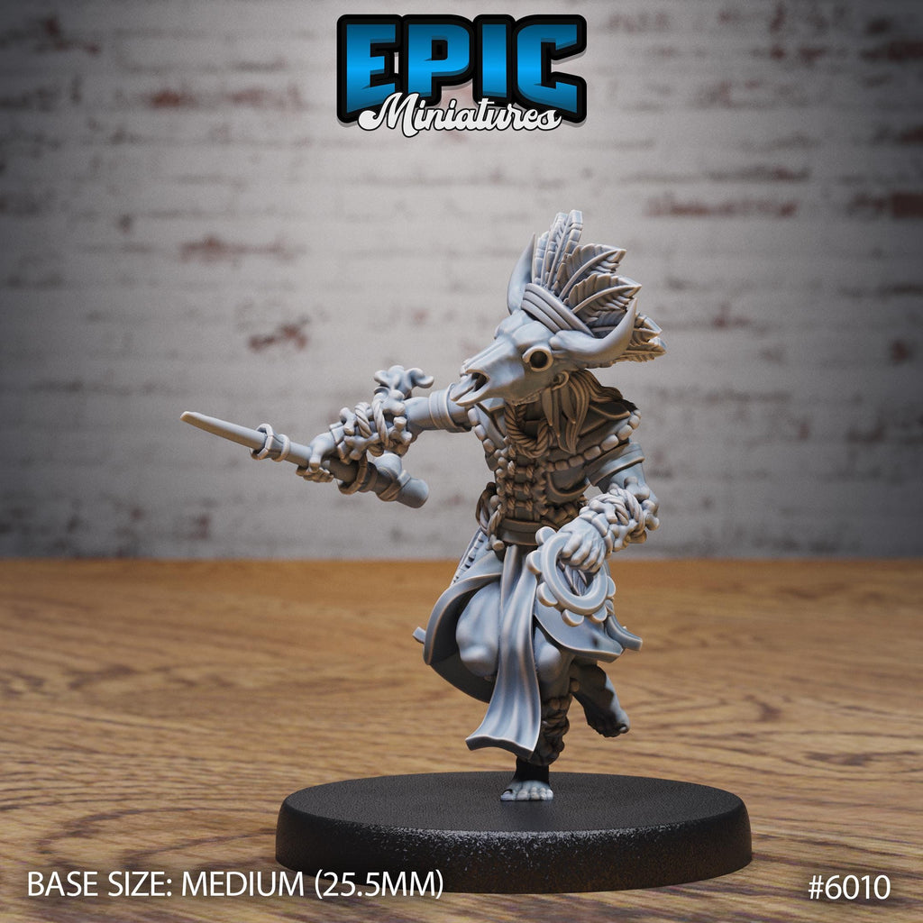 Native Tribe Option #6012 back DND miniature Native Magic 16k resin