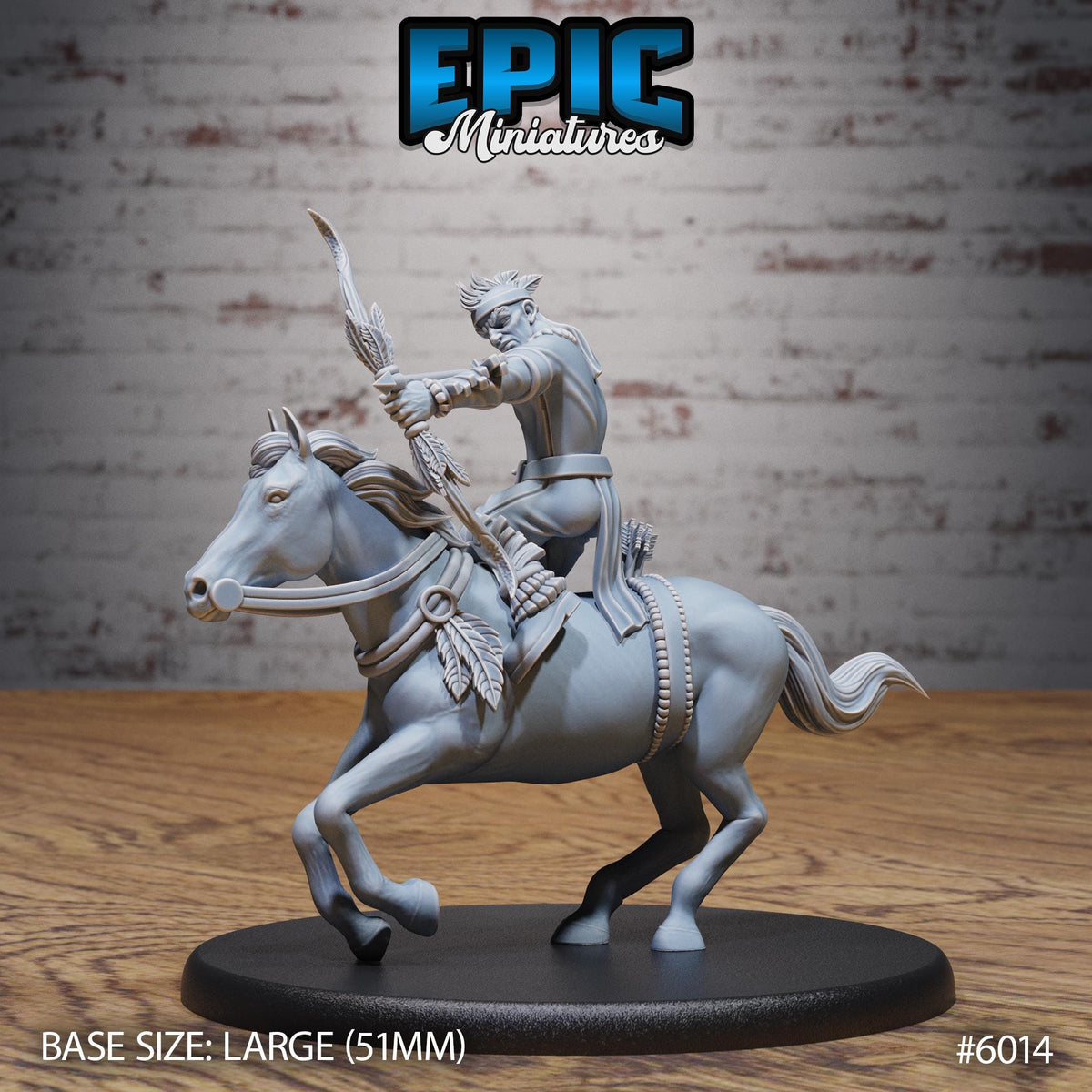Native Tribe Option #6014 (2) front DND miniature Native Magic 16k resin