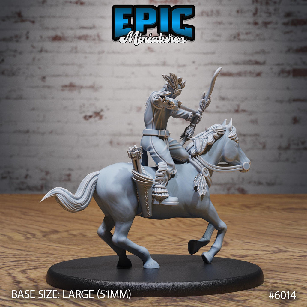 Native Tribe Option #6014 (2) back DND miniature Native Magic 16k resin