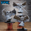 Eagle Spirit Shaman Set of 3 DND miniatures group photo Native Magic