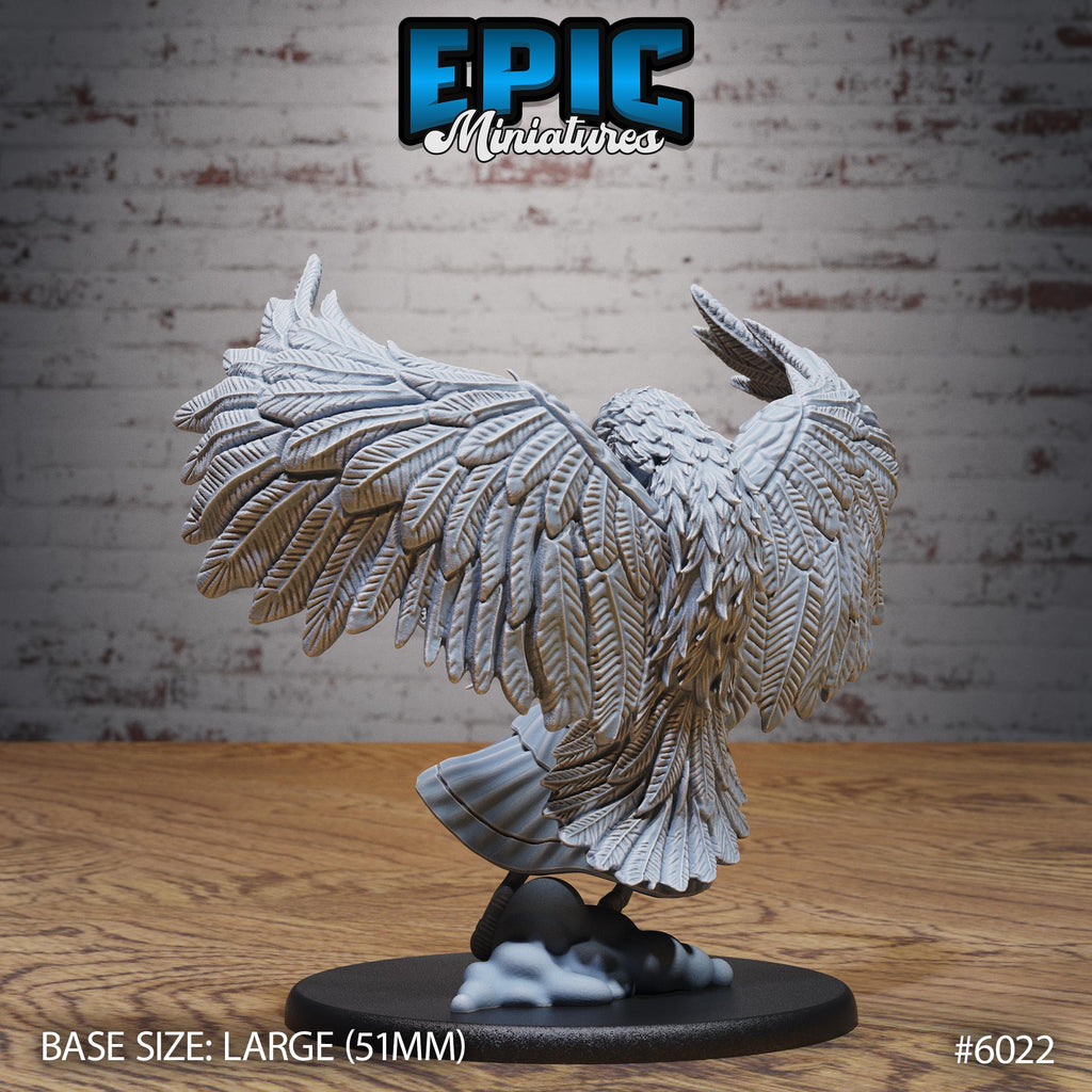 Eagle Spirit Shaman Option #6022 back DND miniature Native Magic 16k resin