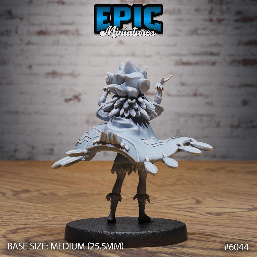 Native Princess Option #6044 back DND miniature Native Magic 16k resin