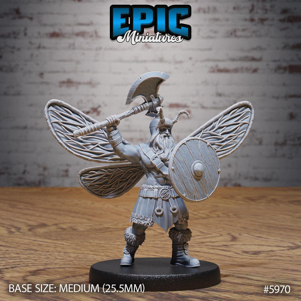 Barbarian Fairy Option #5970 front DND miniature Snow Orcs 16k resin