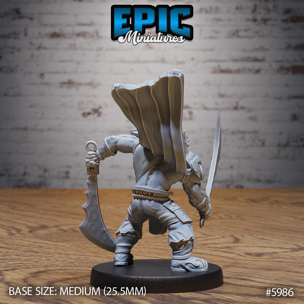 Orc Chief Option #5986 back DND miniature Snow Orcs 16k resin