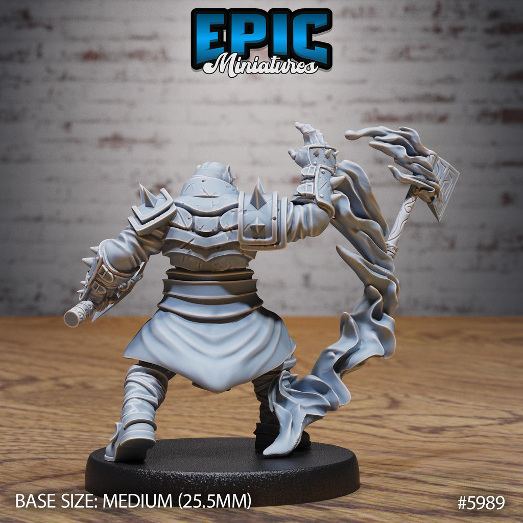 Dark Orc Option #5989 back DND miniature Snow Orcs 16k resin