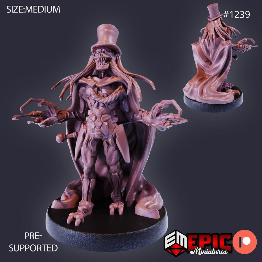 The Ripper Option #1239 front DND miniature Halloween Horror 16k resin