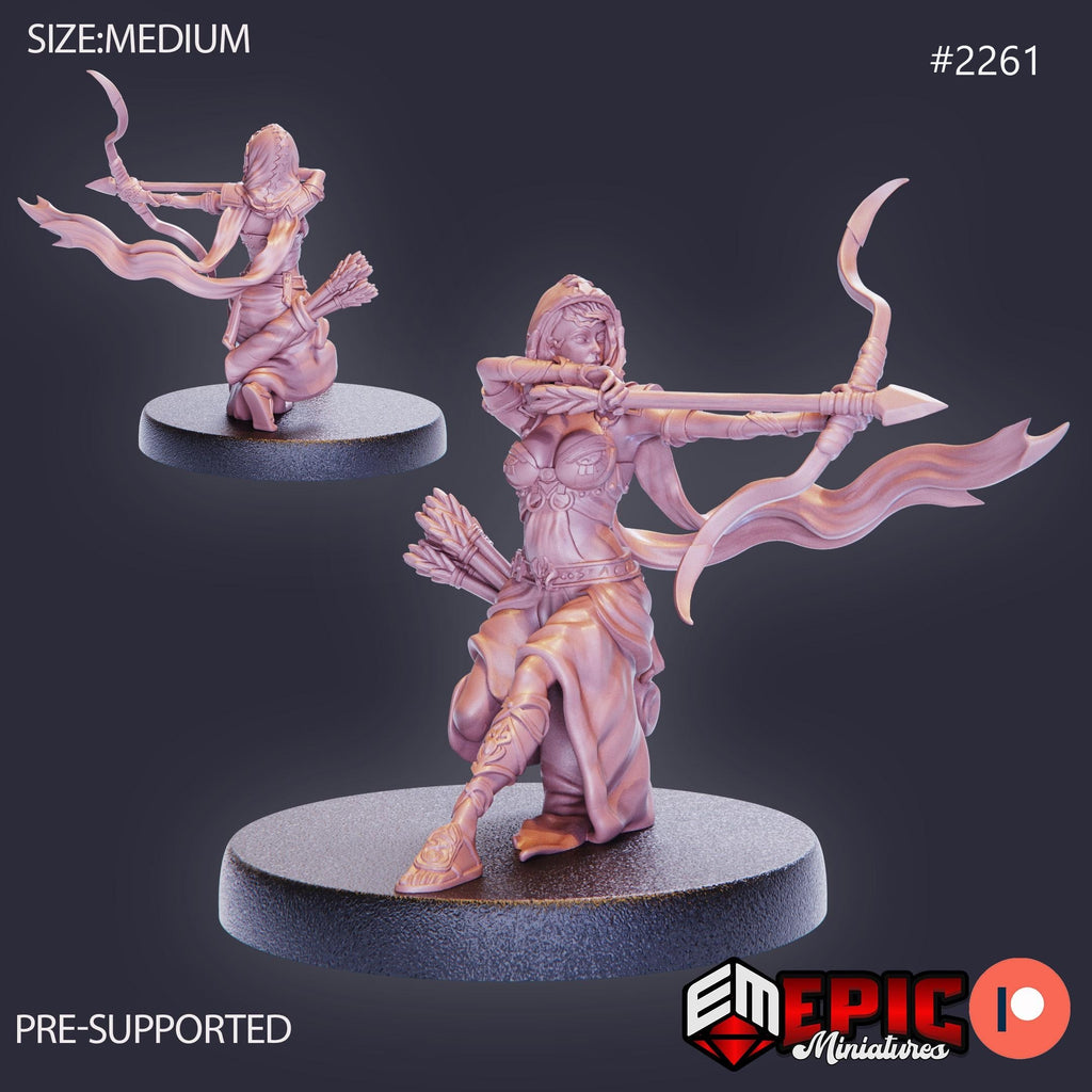 Desert Ranger Option #2261 front DND miniature Oriental Dunes 16k resin