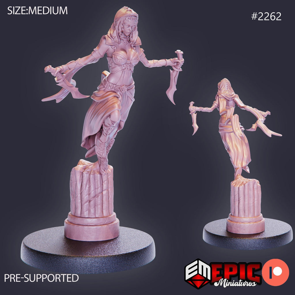 Desert Ranger Option #2262 front DND miniature Oriental Dunes 16k resin
