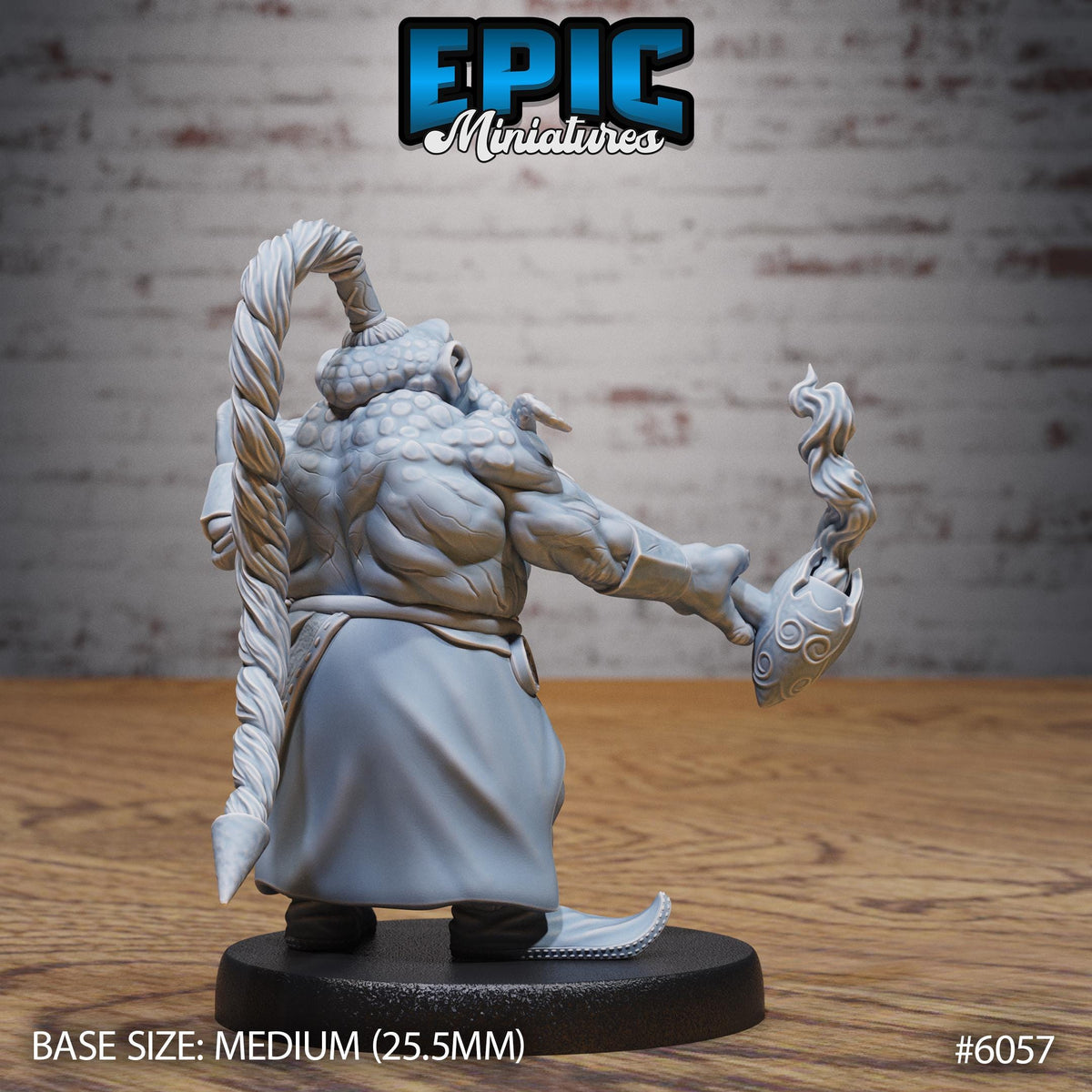 Octo Folk Pirate Option #6057 back DND miniature Corsair Waters 16k resin