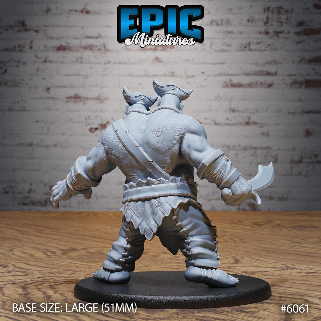 Ettin Pirate Option #6061 back DND miniature Corsair Waters 16k resin