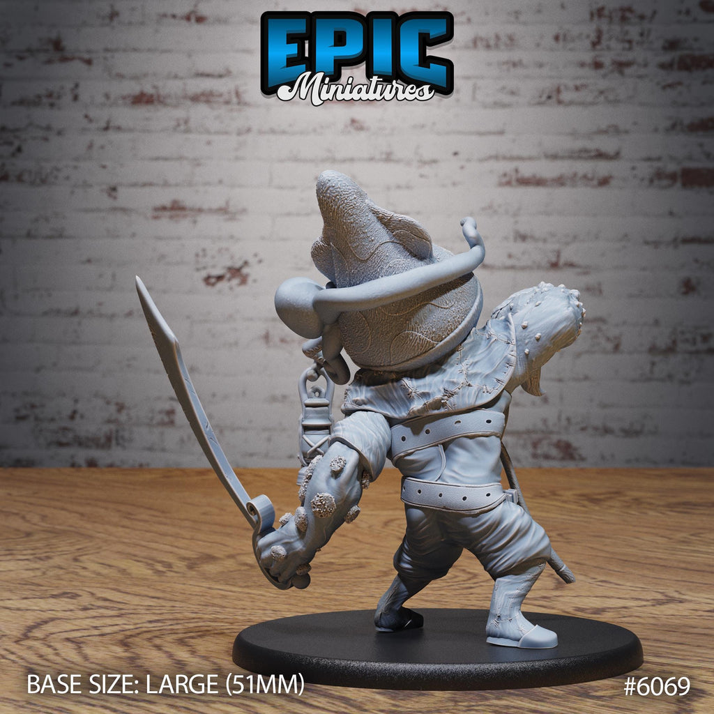 Squidman Hulk Option #6069 back DND miniature Corsair Waters 16k resin