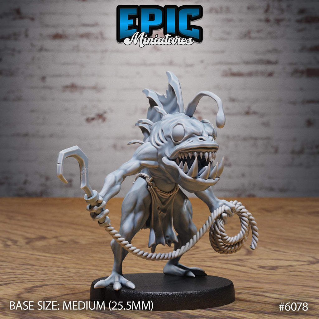 Angler Fish Savage Option #6078 front DND miniature Corsair Waters 16k resin