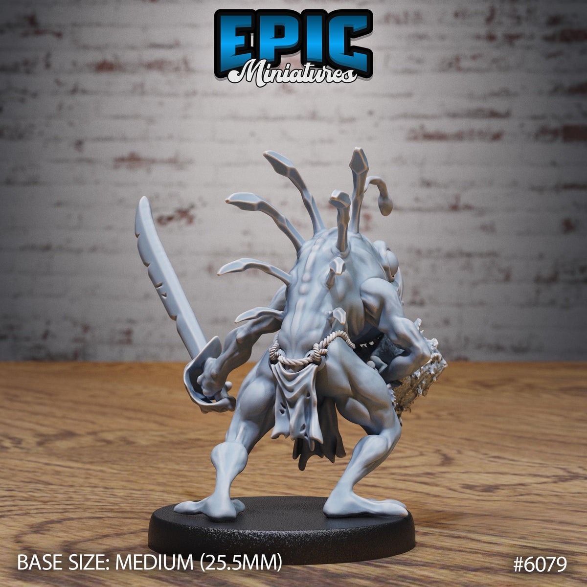 Angler Fish Savage Option #6079 back DND miniature Corsair Waters 16k resin