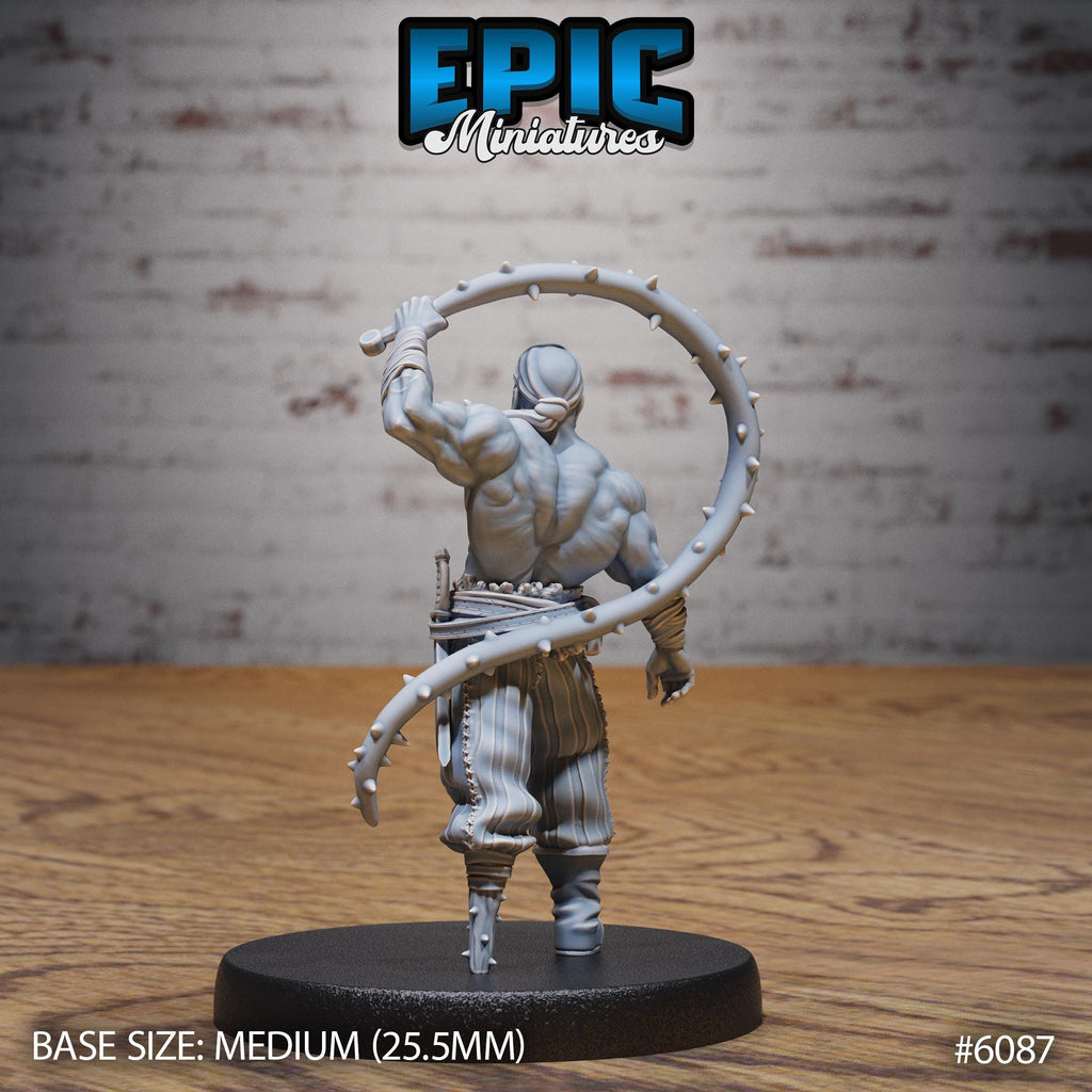 Muscle Pirate Option #6087 back DND miniature Corsair Waters 16k resin