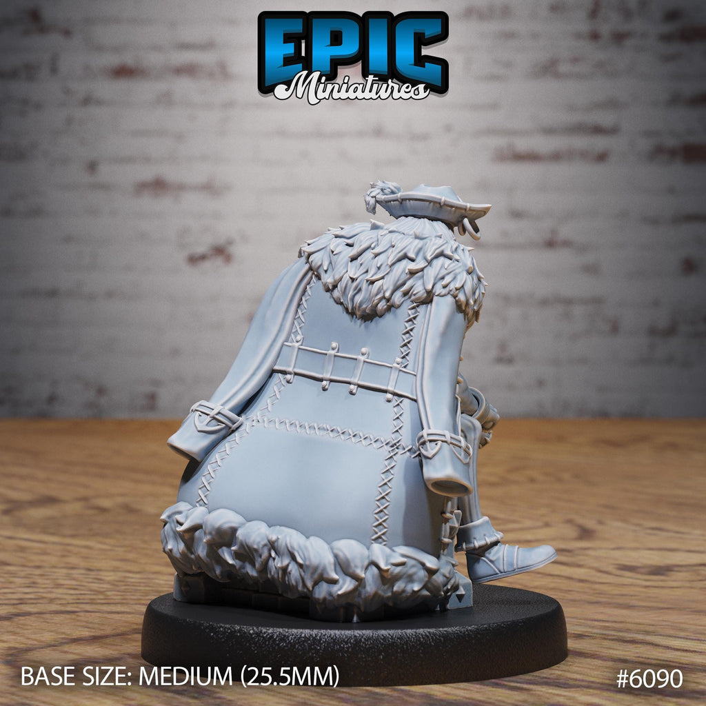 Ghost Captain Option #6090 back DND miniature Corsair Waters 16k resin