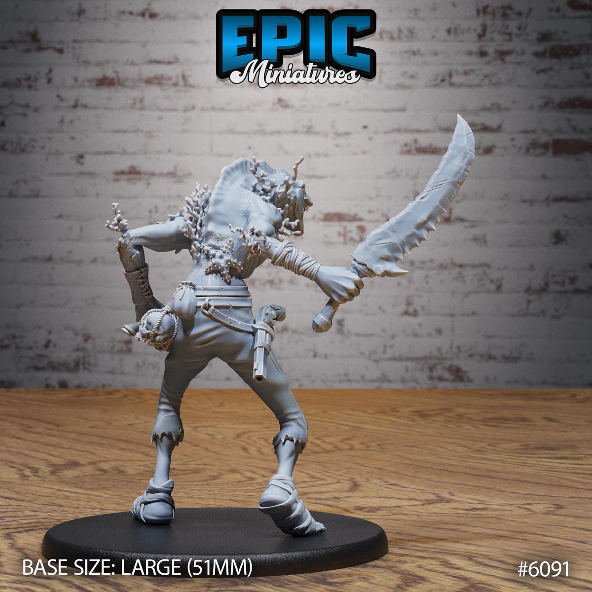 Eelfolk Pirate DND miniature Corsair Waters photo 3