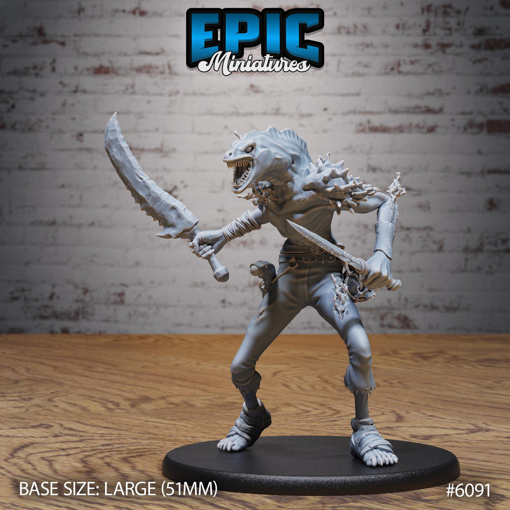 Eelfolk Pirate DND miniature Corsair Waters photo 2