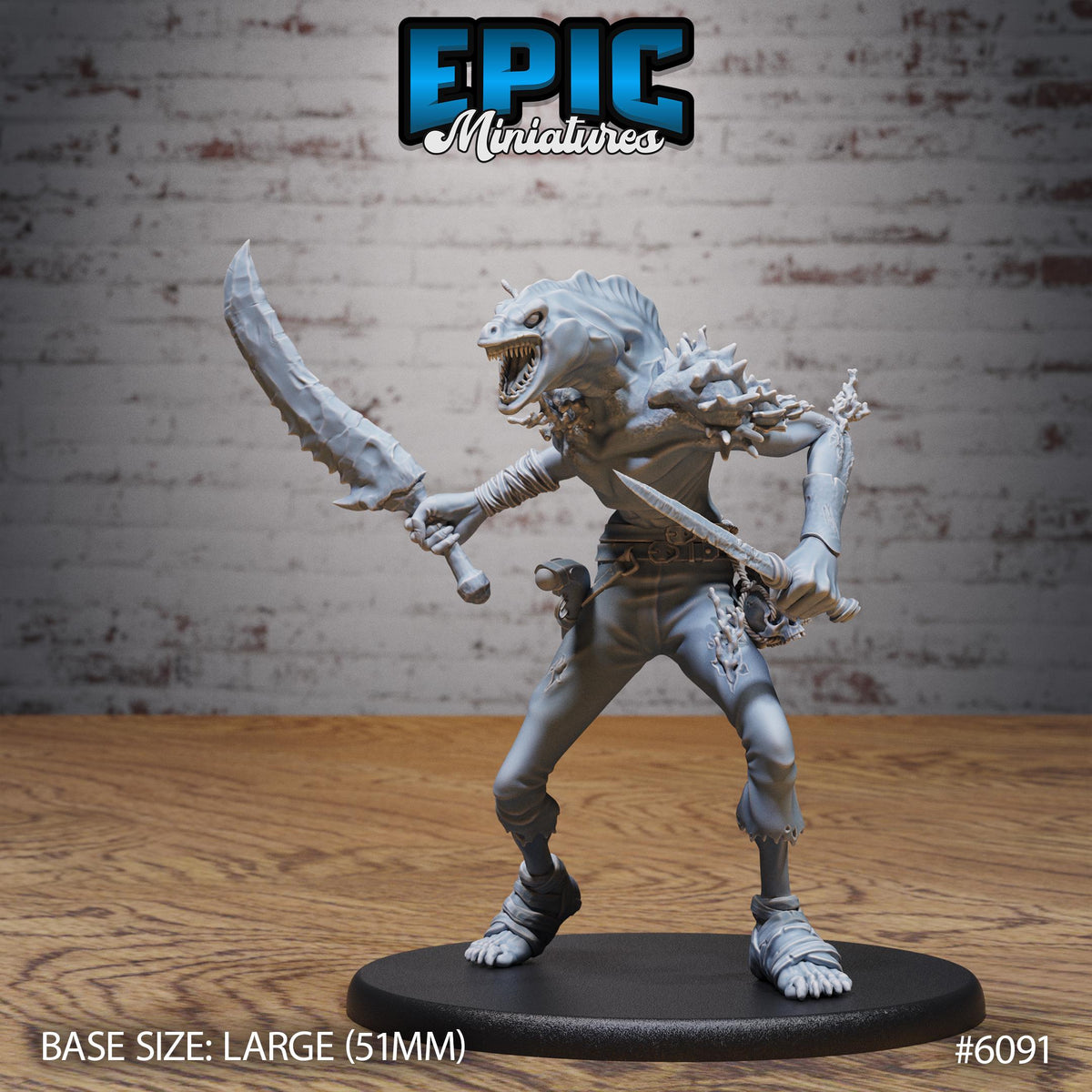 Eelfolk Pirate DND miniature Corsair Waters photo 2