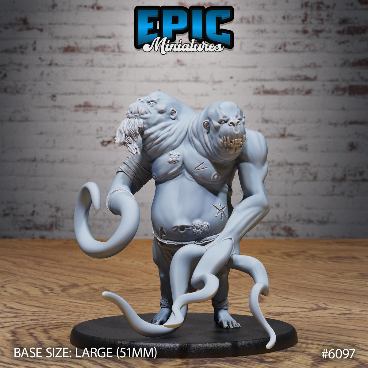 Echo of Demogorgon Option #6097 front DND miniature Demons of Torment 16k resin