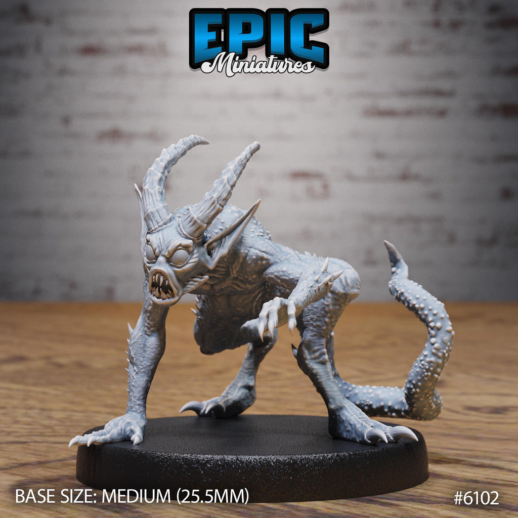 Quasit Classic Option #6102 front DND miniature Demons of Torment 16k resin
